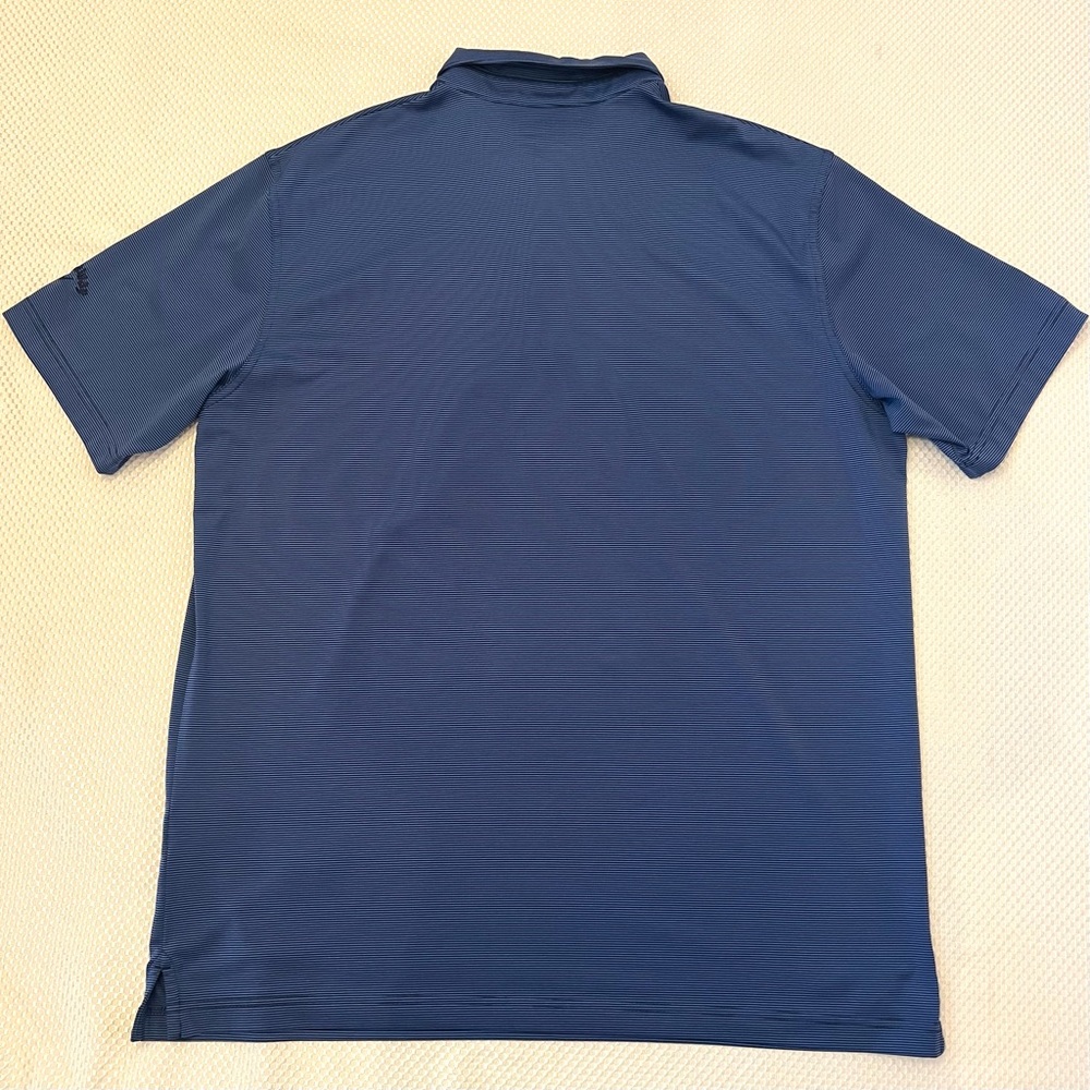 Callaway Opti-Dri Blue Black Striped Short Sleeve Polo B2/29 - Picture 4 of 9